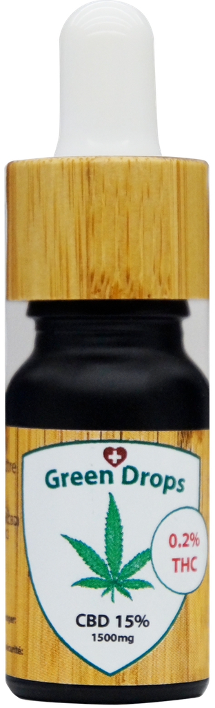 [GD02] Green Drops Vollspektrum Duftöl mit 15% CBD - 0.2% THC