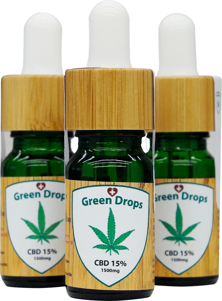 [GDSP15] Green Drops Sparpaket mit 3 x 15% CBD