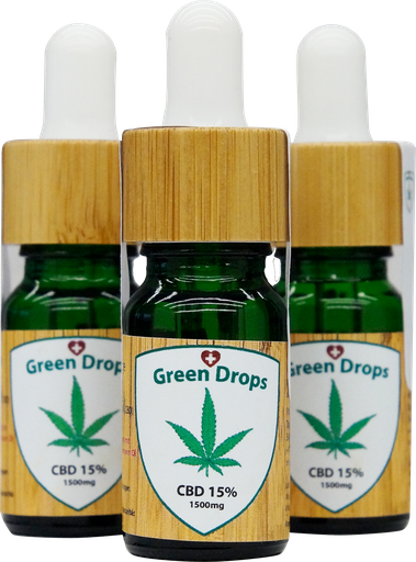 [GDSP15] Green Drops Sparpaket mit 3 x 15% CBD