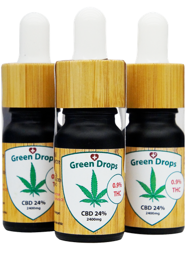 [GDSP09] ​Green Drops Sparpaket 3 x 24% CBD und 0.9% THC​